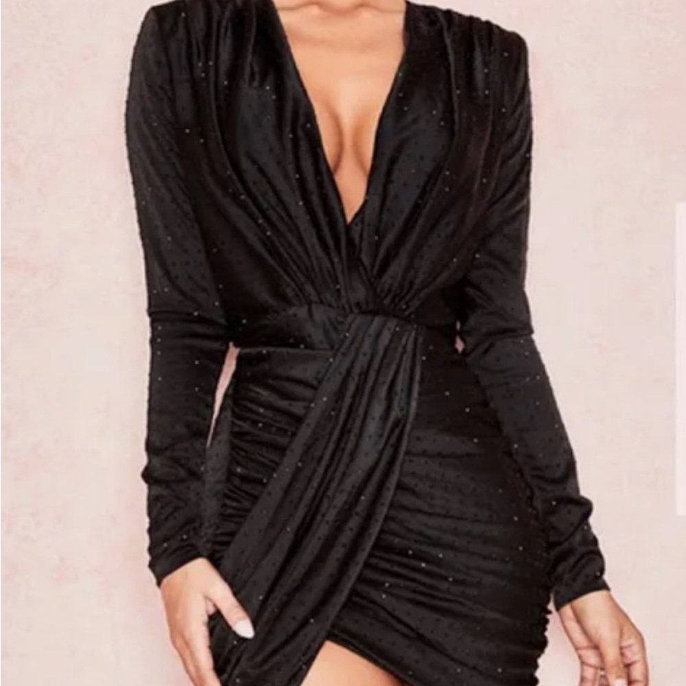 House Of CB Tatja Embellished Mini Dress